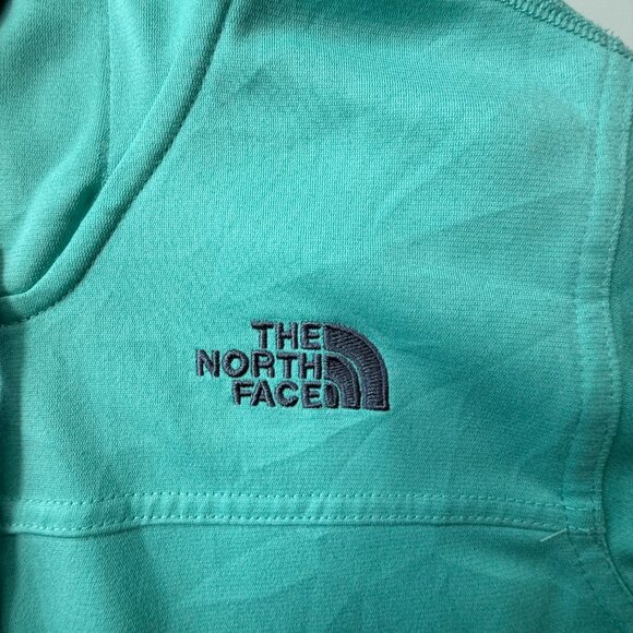 The North Face Turquoise Full Zip Hoodie Lightweight Jacket Women’s Small - Picture 7 of 8